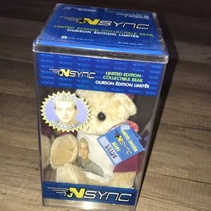 New Nsync Limited Edition Collectible Bear Lance
